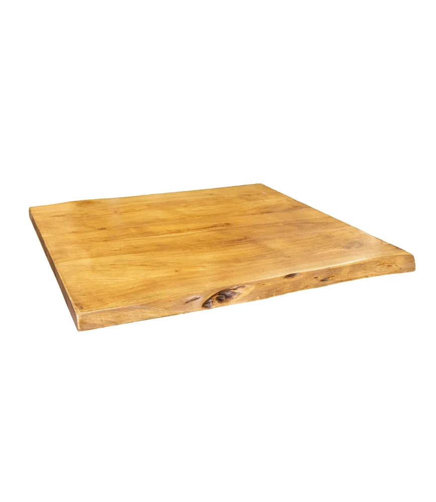 Plateau de table acacia 70 x70 ép:3.5cm