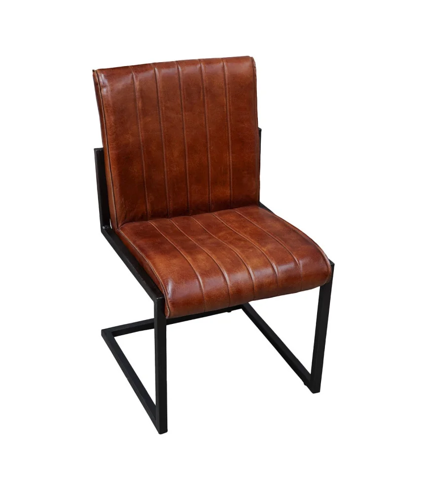 Chaise cuir