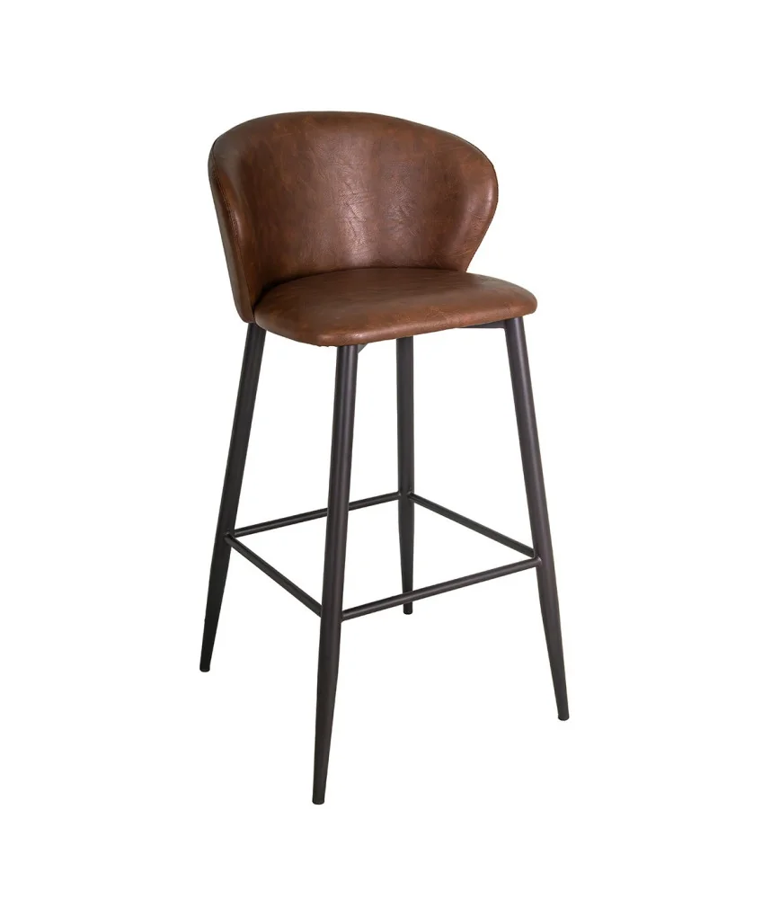 Fauteuil de bar dark brown