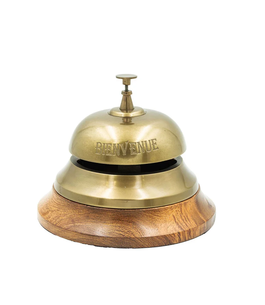 Cloche de reception "Bienvenue"