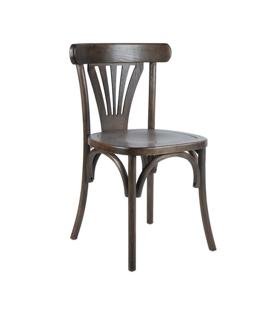 Chaise Montmartre bois foncé