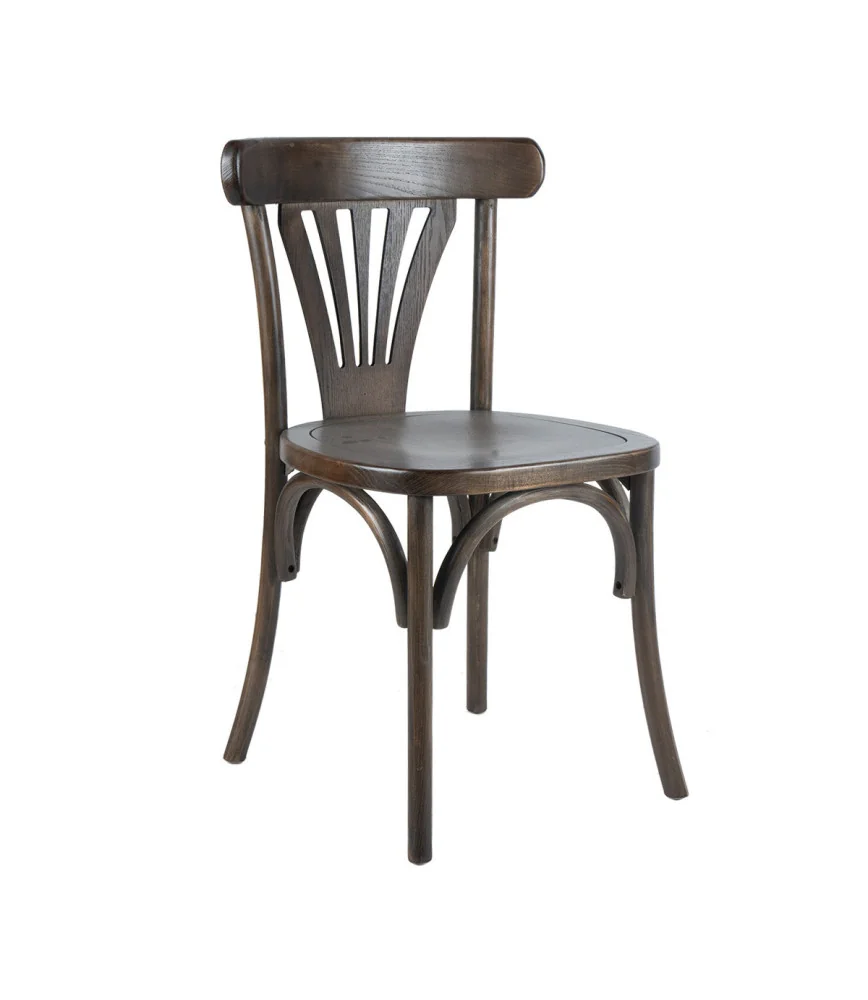 Chaise Montmartre bois foncé