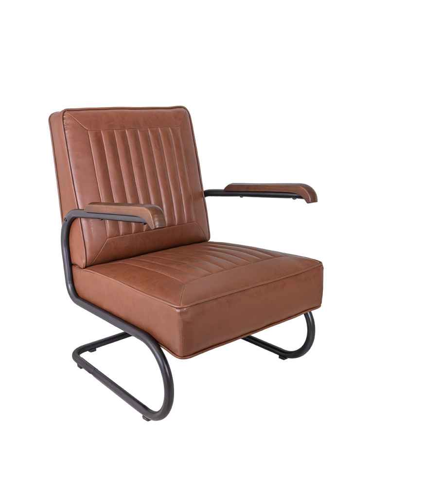 Fauteuil relax métal et assise PU