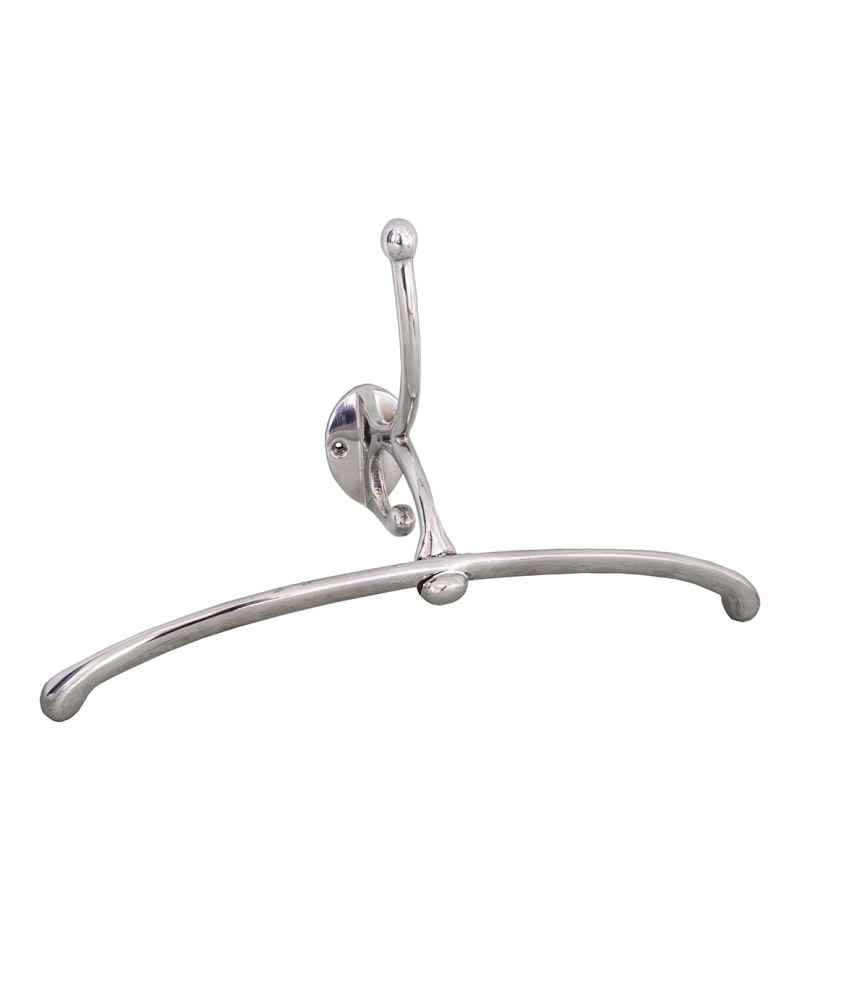 Patère porte-manteaux couleur aluminium