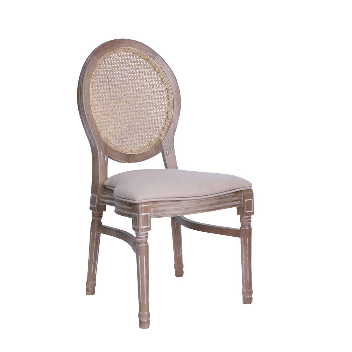 Chaise Medaillon Cannage